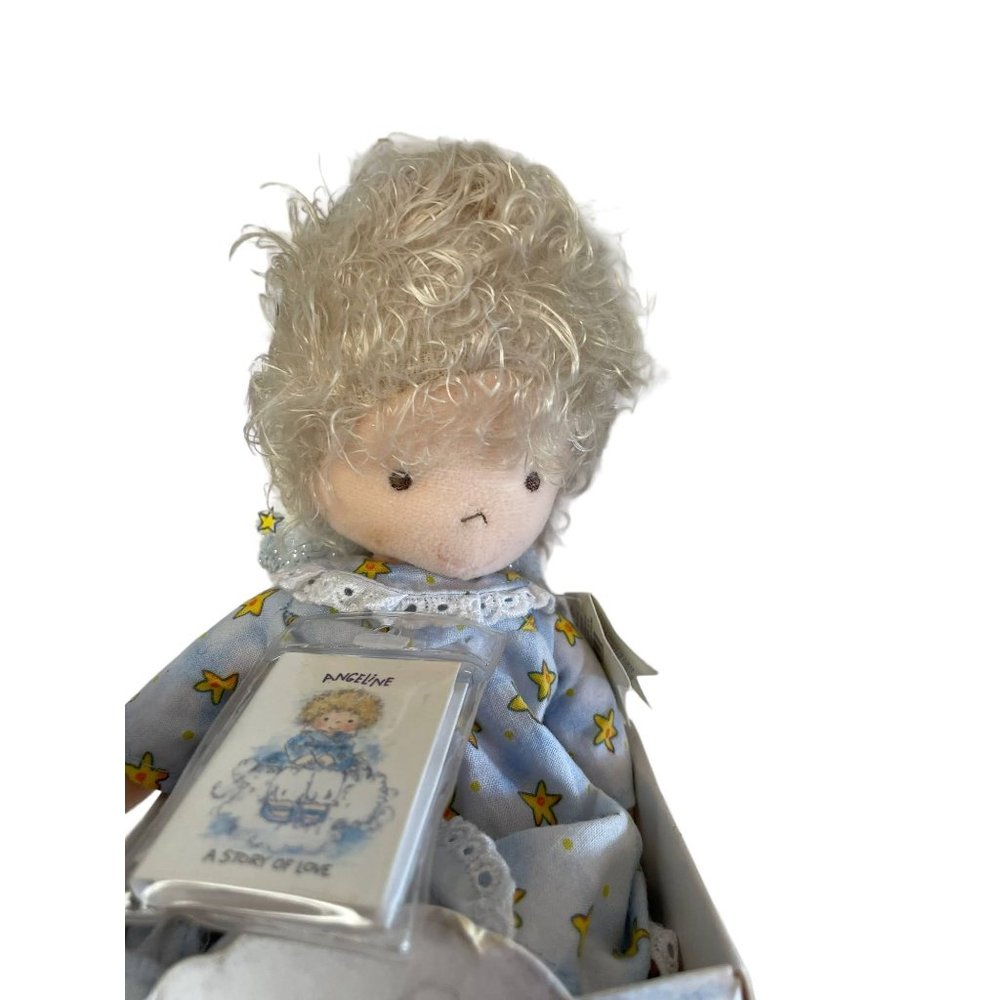 TY Plush Stuffed Doll Angeline Angel A Story of Love Booklet Attached 2004